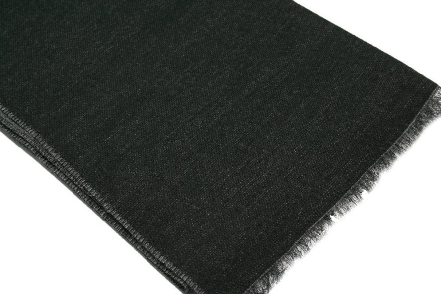 Szalik Szeroki, Szaro-Czarny Dwustronny, Jesienno-Zimowy, Męski -V. FRAAS