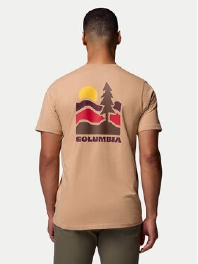 Columbia T-Shirt Explorers Canyon™ 2036451 Beżowy Regular Fit