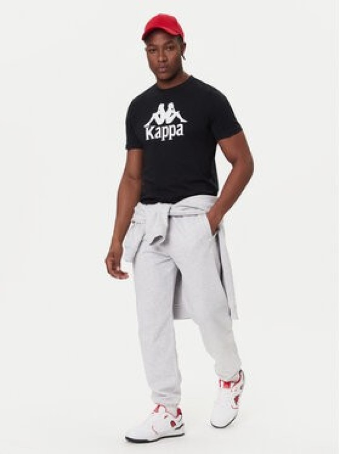 Kappa T-Shirt Authentic 361N6QW Czarny Regular Fit