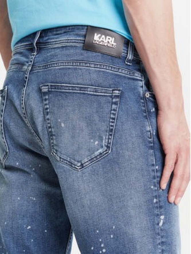 KARL LAGERFELD Szorty jeansowe 265820 552832 Granatowy Regular Fit