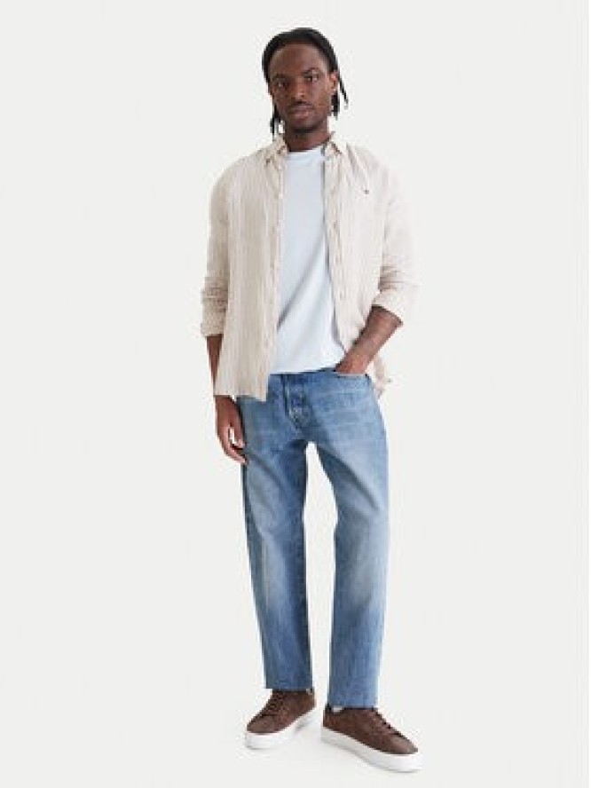 Tommy Hilfiger Koszula Bengal MW0MW42400 Beżowy Regular Fit
