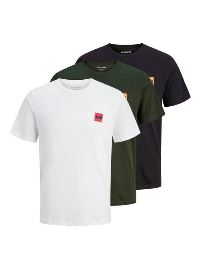 Jack & Jones Komplet t-shirtów Brandy 12288298 Kolorowy Regular Fit