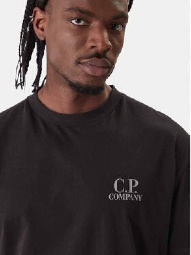 C.P. Company T-Shirt 20CMTS086A005100W Czarny Regular Fit