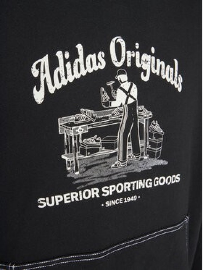 adidas Bluza Wabash JP4483 Czarny Loose Fit