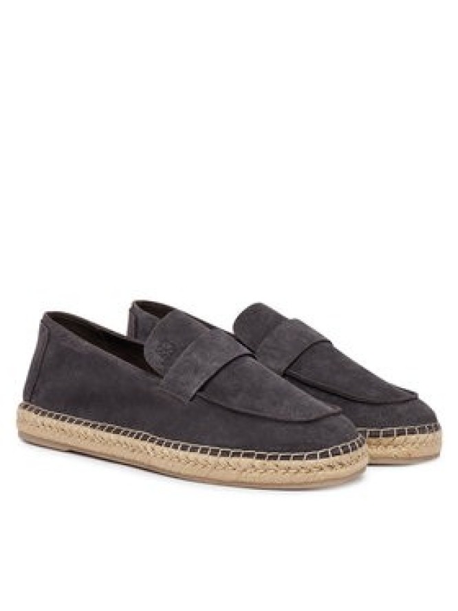Calvin Klein Espadryle Espadrille Loafer Band Su HM0HM02072 Szary