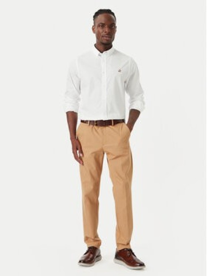 Beverly Hills Polo Club Koszula P-SS26M-BRASS Biały Regular Fit