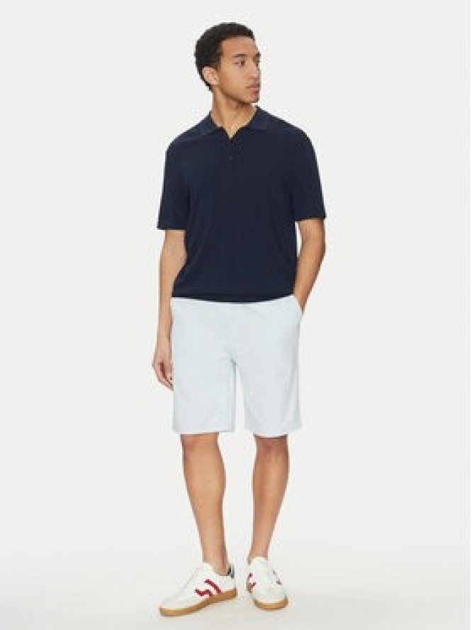 Guess Jeans Szorty materiałowe M5GD44 WGCV1 Błękitny Regular Fit