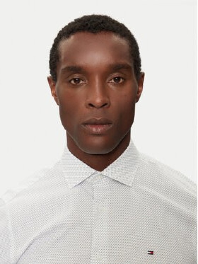 Tommy Hilfiger Koszula MW0MW36923 Biały Slim Fit