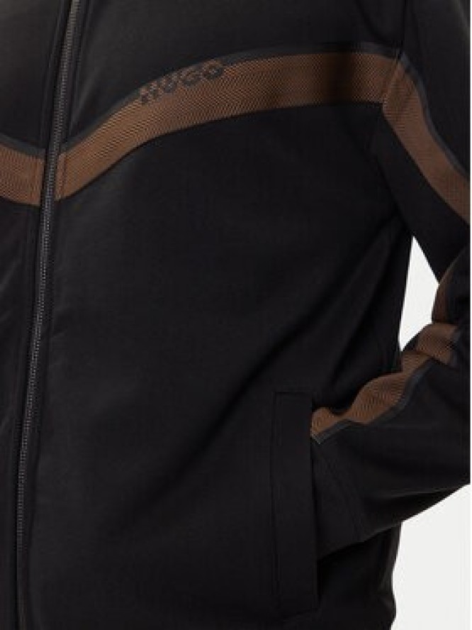 HUGO Bluza Dingmoor 50542833 Czarny Regular Fit
