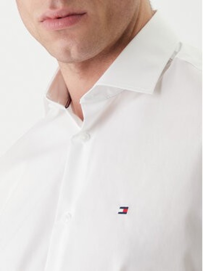Tommy Hilfiger Koszula MW0MW43122 Biały Slim Fit