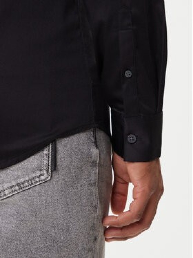 Armani Exchange Koszula XM001867 AF10192 UC001 Czarny Slim Fit