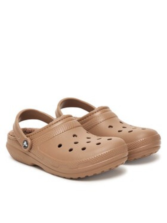 Crocs Klapki Classic Lined Clog 203591 Brązowy