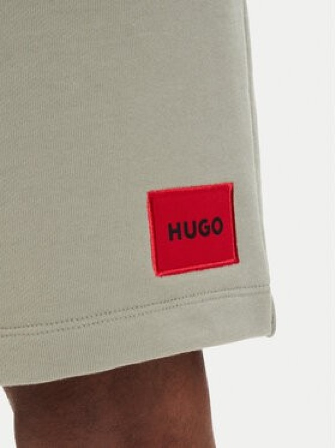 HUGO Szorty sportowe Diz222 50466196 Zielony jasny Regular Fit