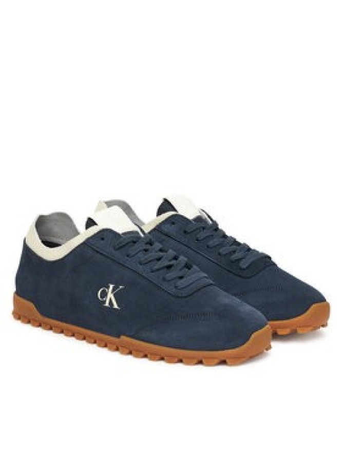 Calvin Klein Jeans Sneakersy Low Profile Runner Su YM0YM01288 Granatowy