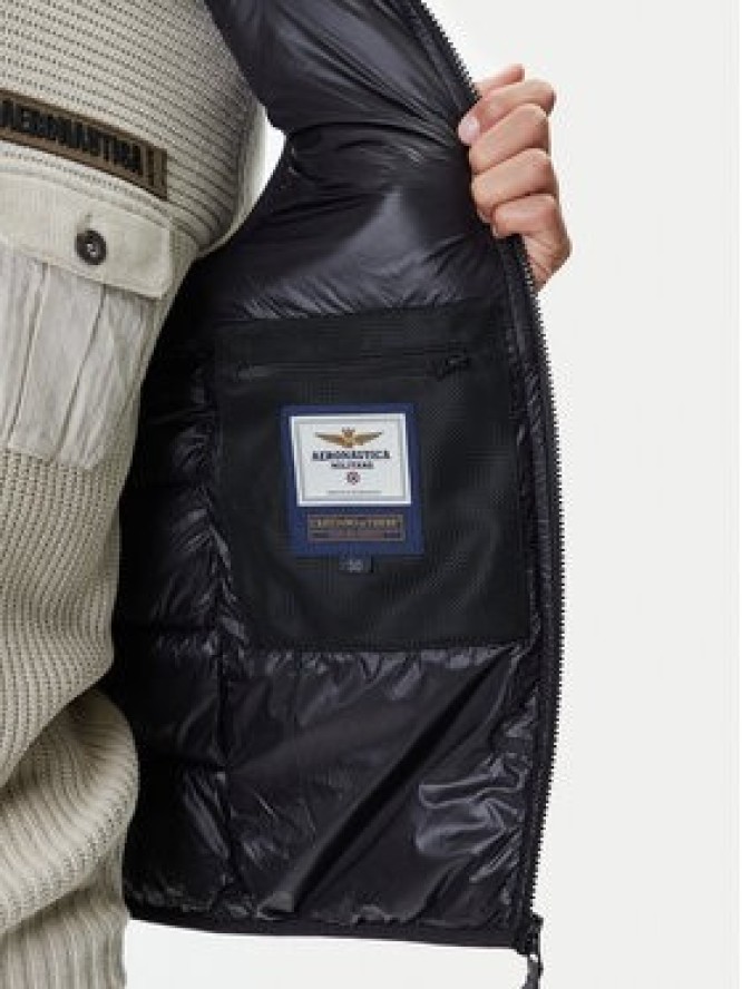 Aeronautica Militare Kamizelka 252AB3023UCT04214 Czarny Regular Fit