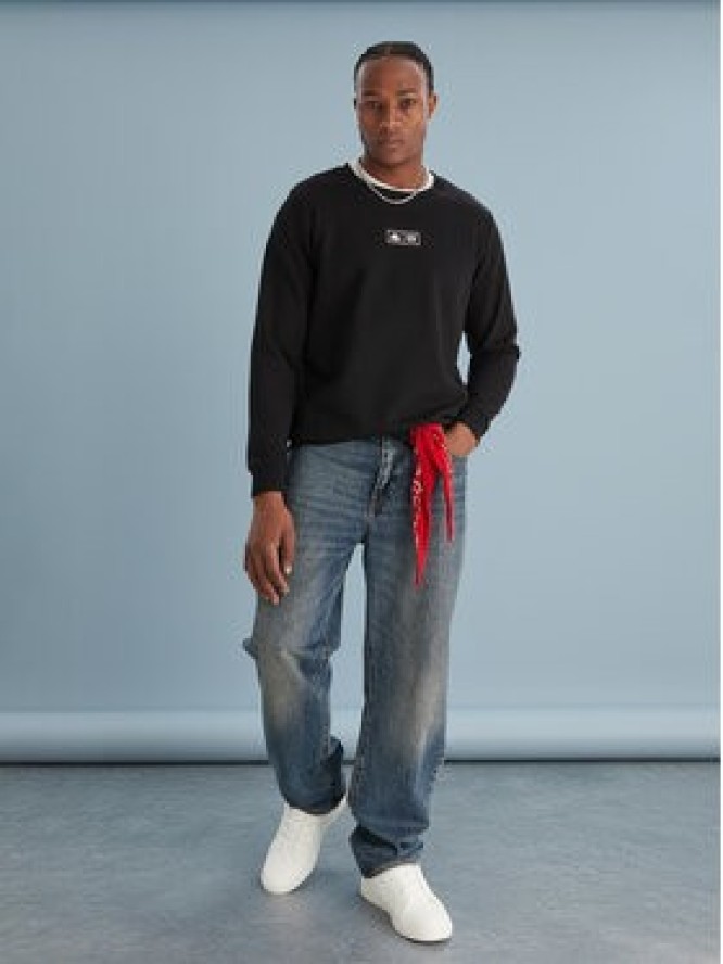 Kappa Bluza Authentic Nymphe 321Y1MW Czarny Comfort Fit