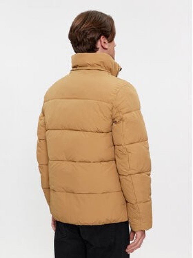 Calvin Klein Kurtka zimowa Crinkle K10K110336 Khaki Regular Fit