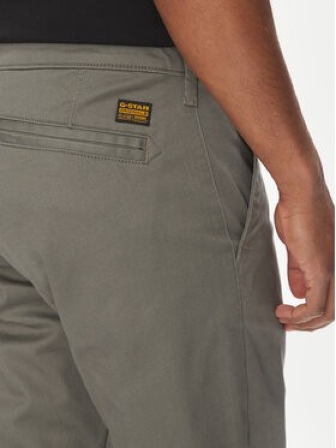 G-Star Raw Chinosy Chino 3.0 D25179-C105 Szary Skinny Fit