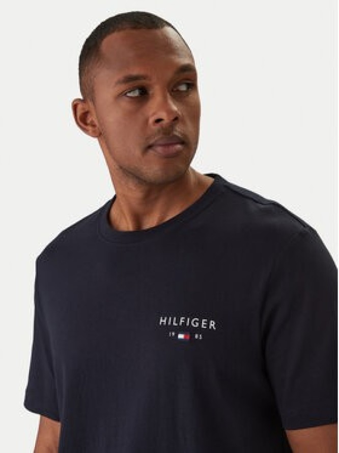 Tommy Hilfiger T-Shirt Brand Love MW0MW41456 Granatowy Regular Fit