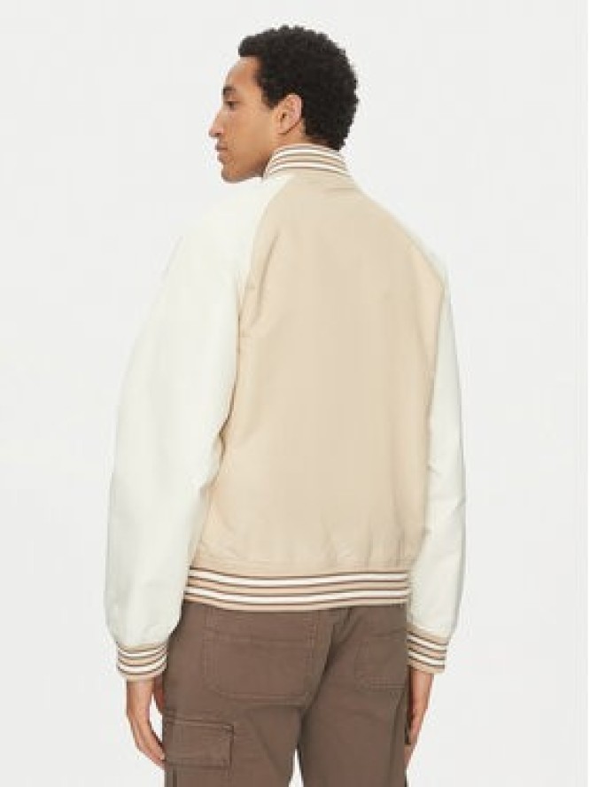 Guess Jeans Kurtka bomber M5GL32 WHAA2 Écru Regular Fit