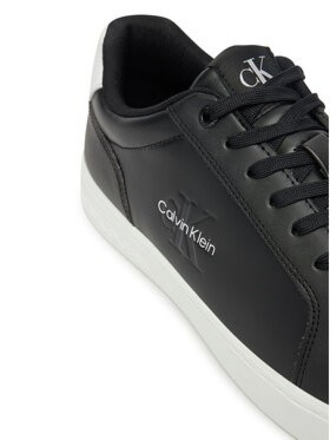 Calvin Klein Jeans Sneakersy Classic Cupsole Mono Lth YM0YM01369 Czarny