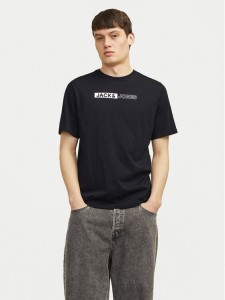Jack & Jones T-Shirt Corp 12233999 Czarny Standard Fit