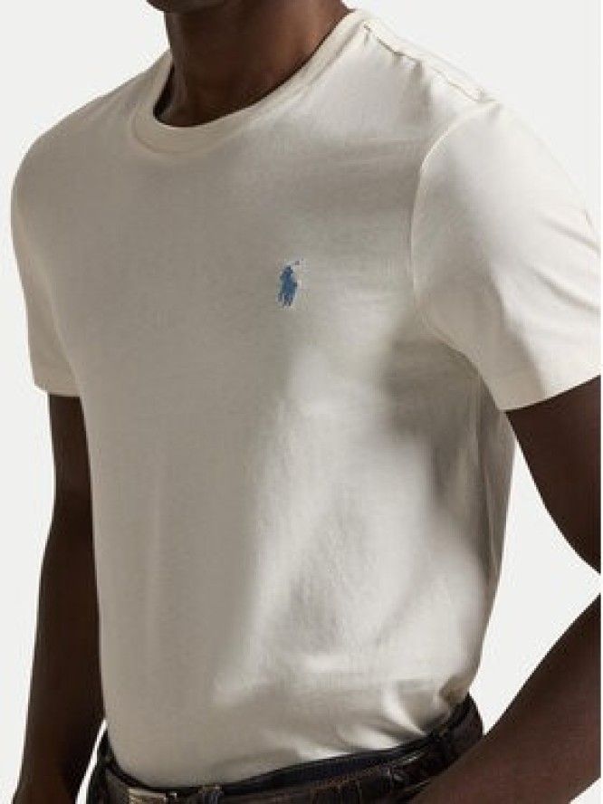 Polo Ralph Lauren T-Shirt 710671438524 Écru Slim Fit