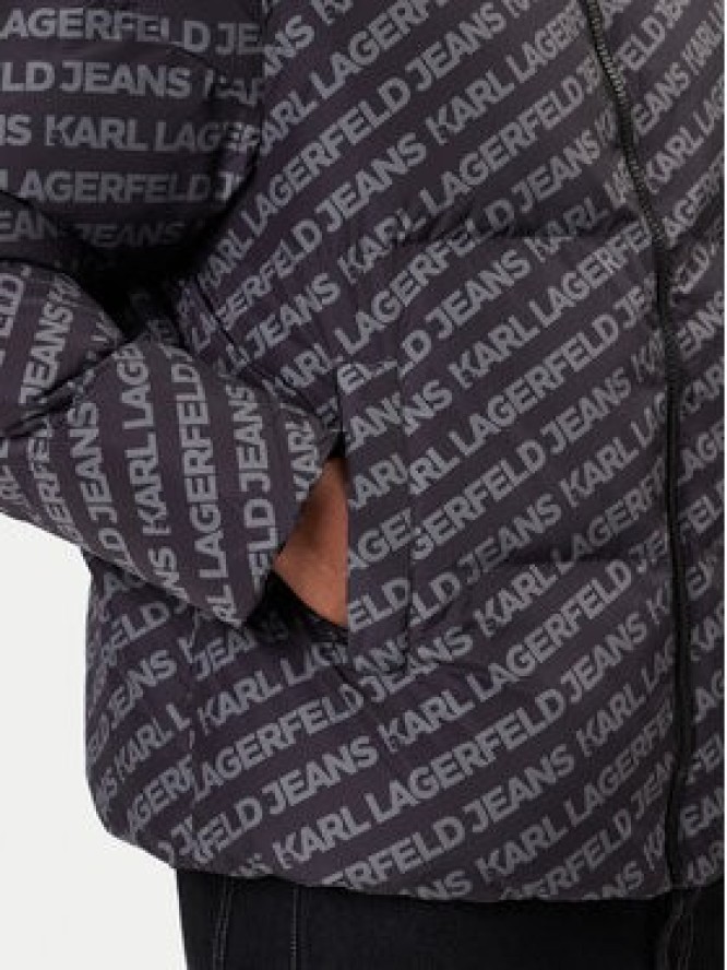 Karl Lagerfeld Jeans Kurtka zimowa A4M15062 Czarny Regular Fit