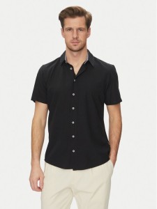 Blend Koszula 20717866 Czarny Regular Fit