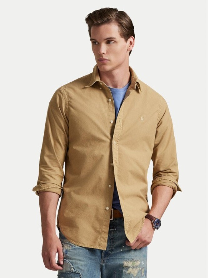 Polo Ralph Lauren Koszula 710805564505 Beżowy Regular Fit