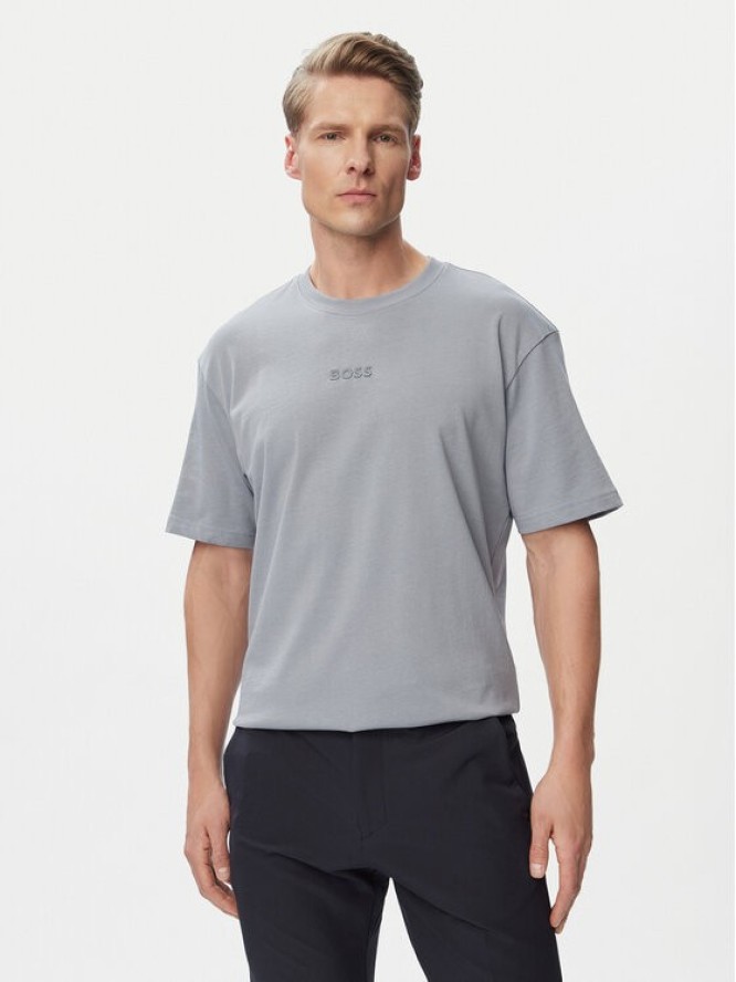BOSS T-Shirt 50519368 Szary Regular Fit