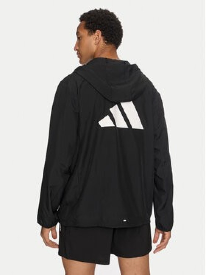 adidas Kurtka do biegania Run It IL7230 Czarny Regular Fit