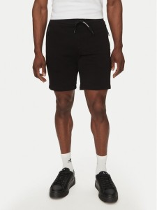 Armani Exchange Szorty sportowe 8NZS75 ZJKRZ 1200 Czarny Regular Fit
