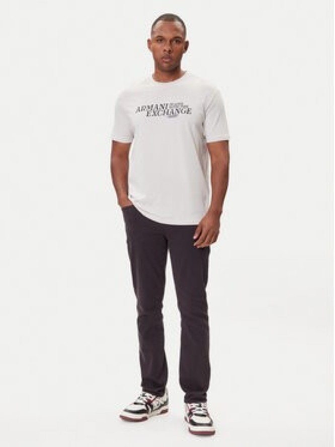 Armani Exchange T-Shirt XM001413 AF16432 M1164 Écru Regular Fit