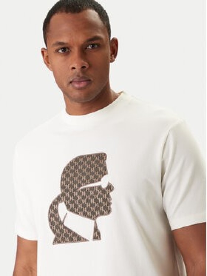 KARL LAGERFELD T-Shirt 755055 561221 Écru Regular Fit