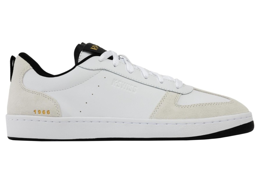 Sneakersy męskie K-swiss COURT VARSITY na co dzień białe (04734-175-M)