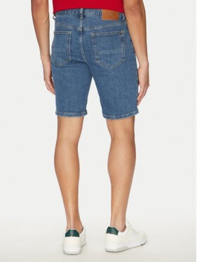 Tommy Hilfiger Szorty jeansowe Brooklyn MW0MW39194 Niebieski Slim Fit