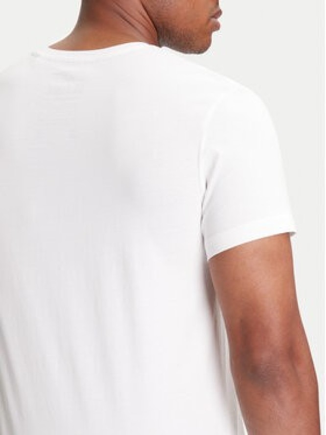 G-Star Raw T-Shirt Finger Print Burger D26041-C506 Biały Regular Fit