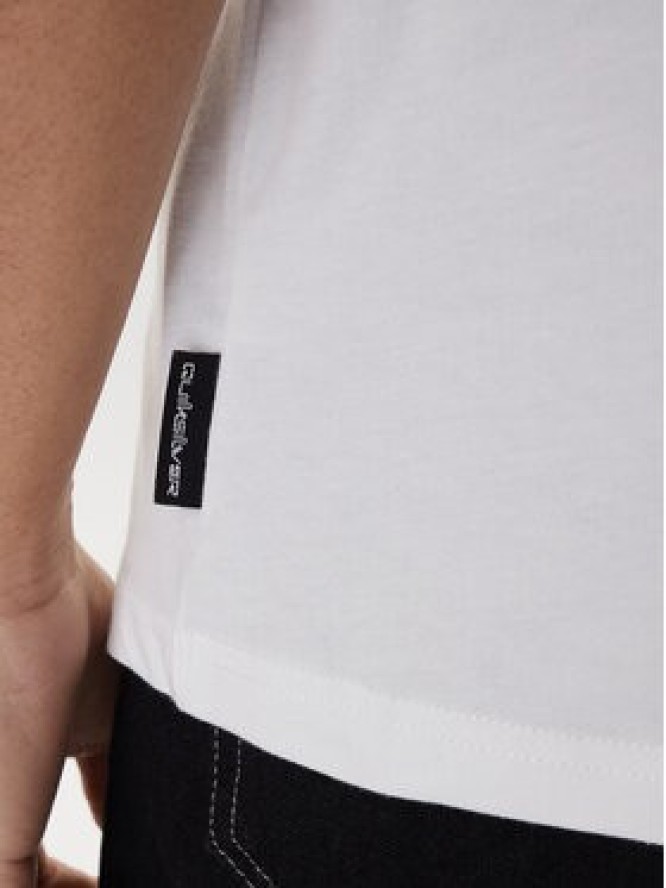Quiksilver T-Shirt EQYZT07711 Biały Regular Fit