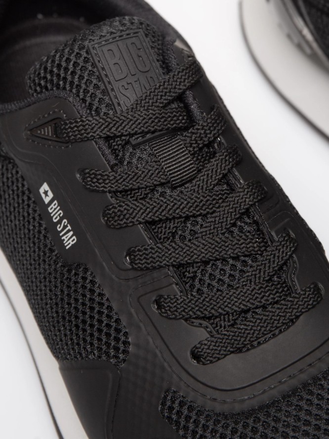 Sneakersy męskie czarne RR174361 906