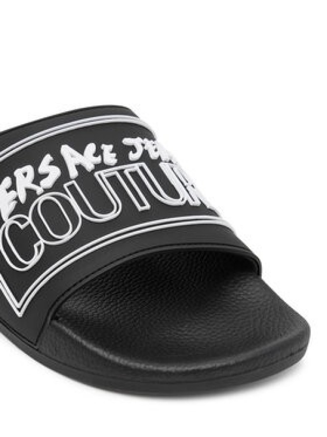 Versace Jeans Couture Klapki 79YA3SQ3 ZSC22 899 Czarny
