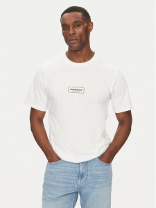 Jack & Jones T-Shirt Split 12273182 Biały Regular Fit