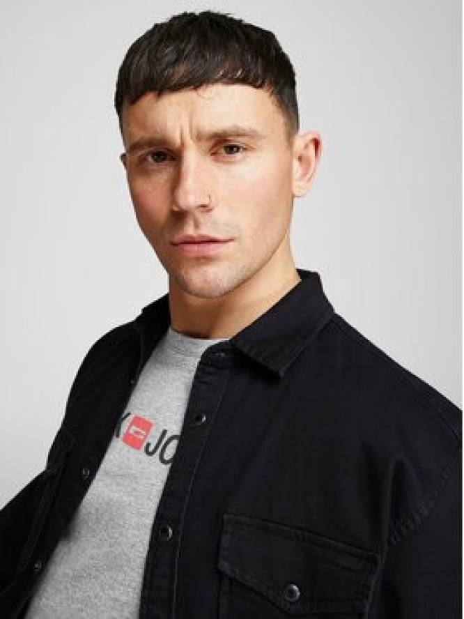 Jack & Jones T-Shirt Corp Logo 12137126 Szary Slim Fit