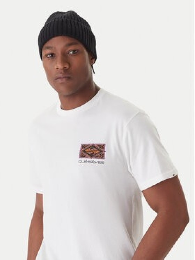 Quiksilver T-Shirt Evo Youth Crisis EQYZT08192 Biały Regular Fit