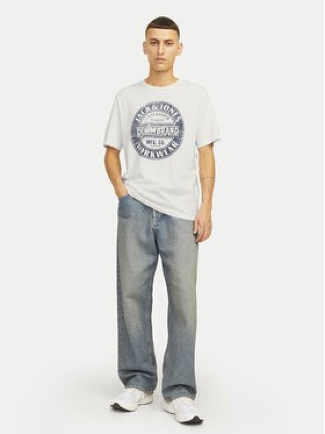 Jack & Jones T-Shirt Jeans 12256779 Granatowy Standard Fit