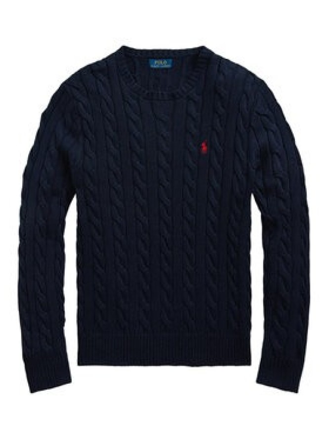 Polo Ralph Lauren Sweter 710775885001 Granatowy Regular Fit