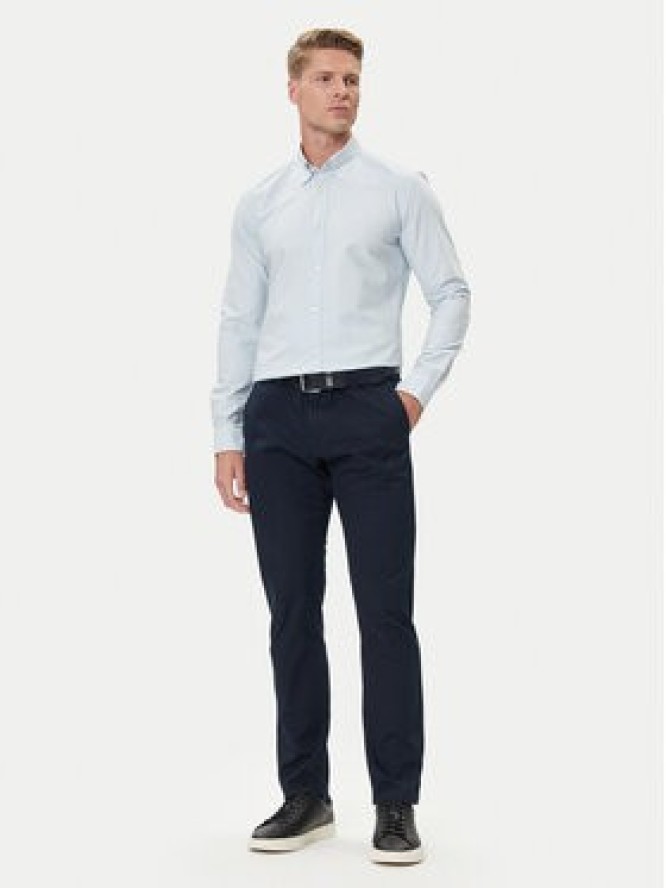 BOSS Koszula H-Roan 50544917 Błękitny Slim Fit