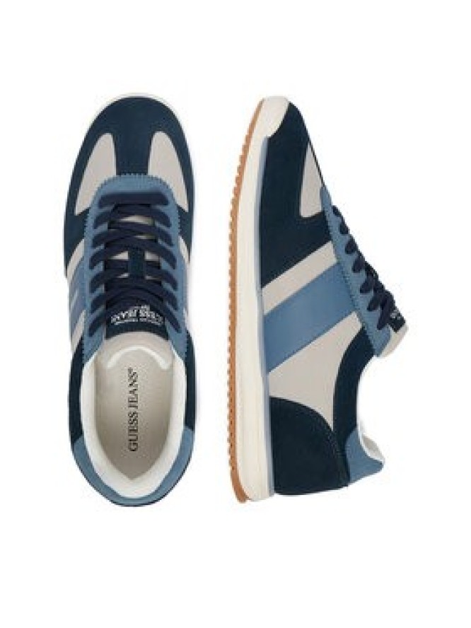 Guess Jeans Sneakersy EO-DELAND-01 WE Niebieski