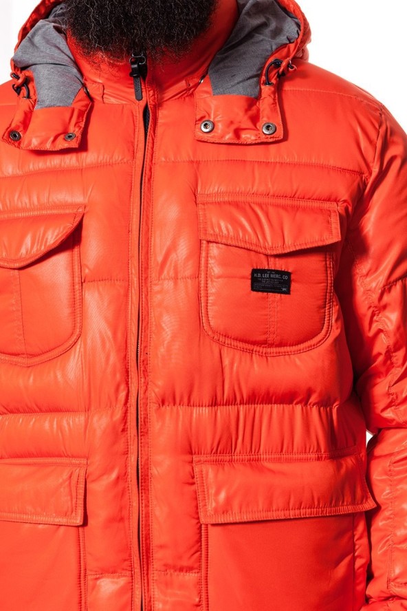 KURTKA ZIMOWA LEE LOCO PUFFA LAVA RED L87NWSAF