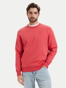 Tommy Jeans Bluza DM0DM20741 Koralowy Regular Fit
